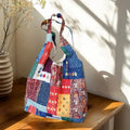 Bohemian Ethnic Patchwork Shoulder Bag — Casual Large-Capacity Commuter Tote